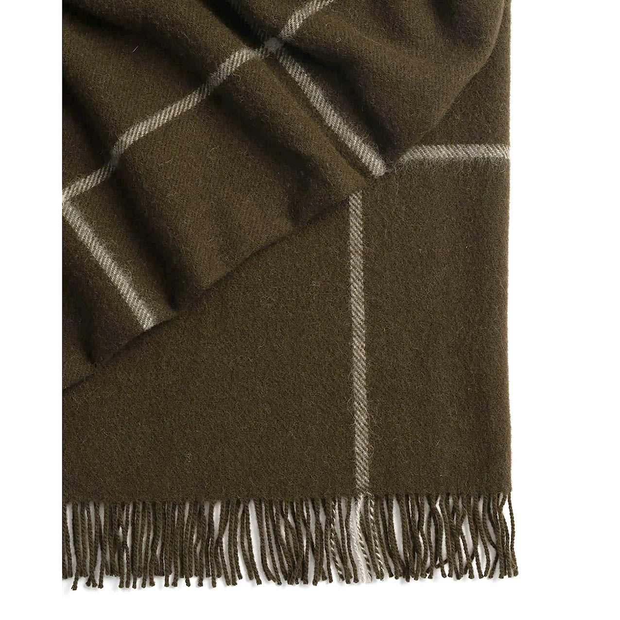 Ranfurly Kelp Wool Throw 140x240cm