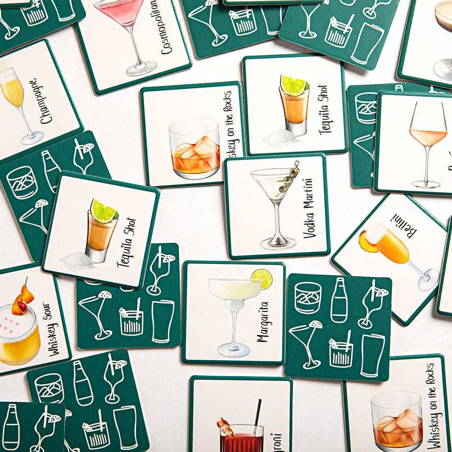 Alcoholic Drinks Memory Game