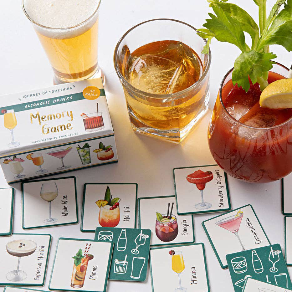 Alcoholic Drinks Memory Game