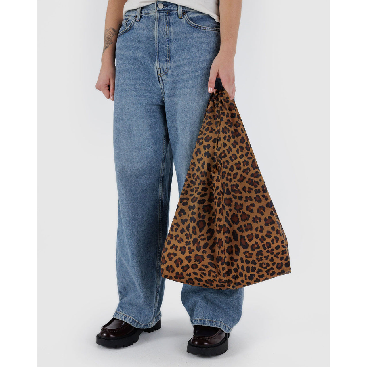 Reuseable Baggu Bag Leopard