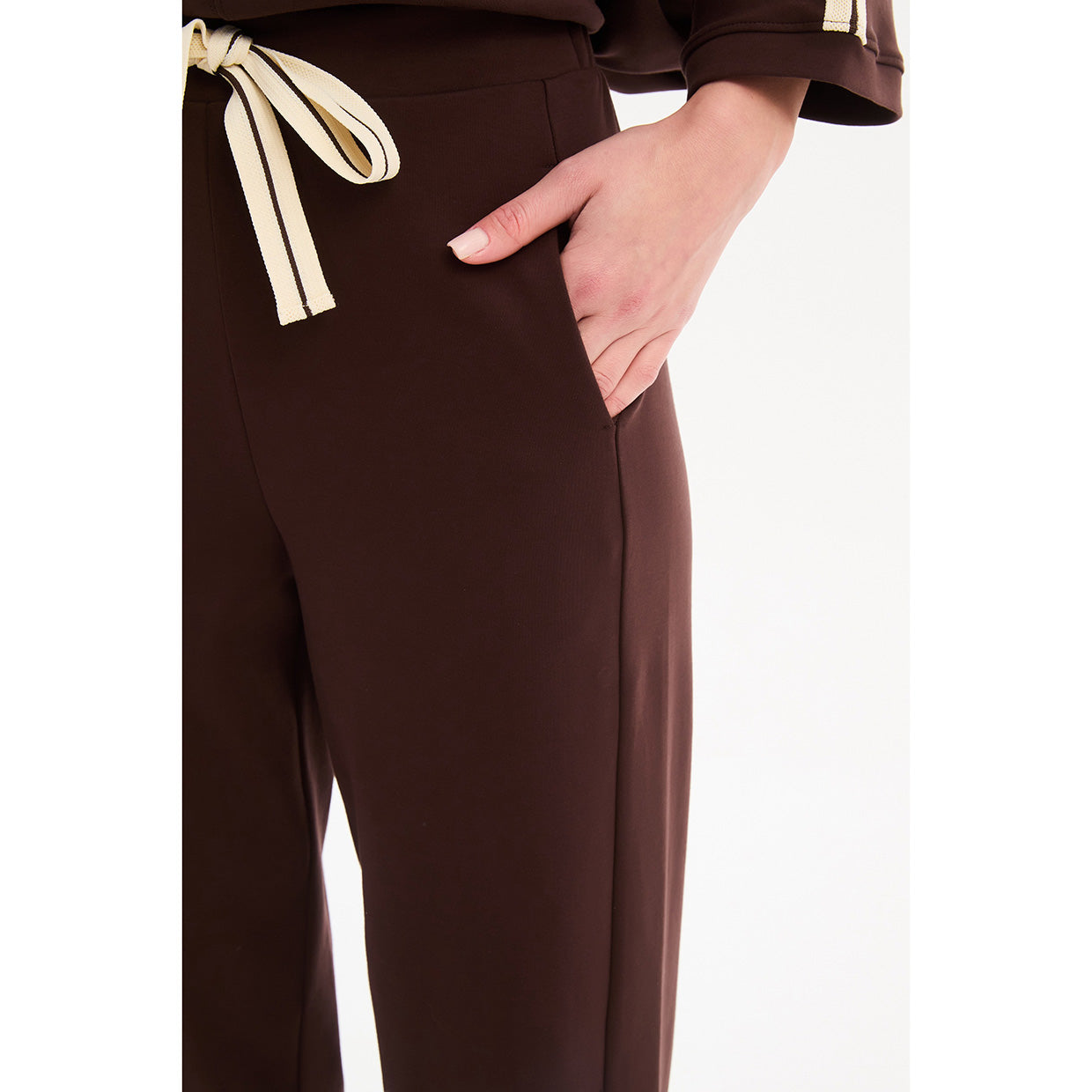 Barrel Leg Lounge Pant Chocolate