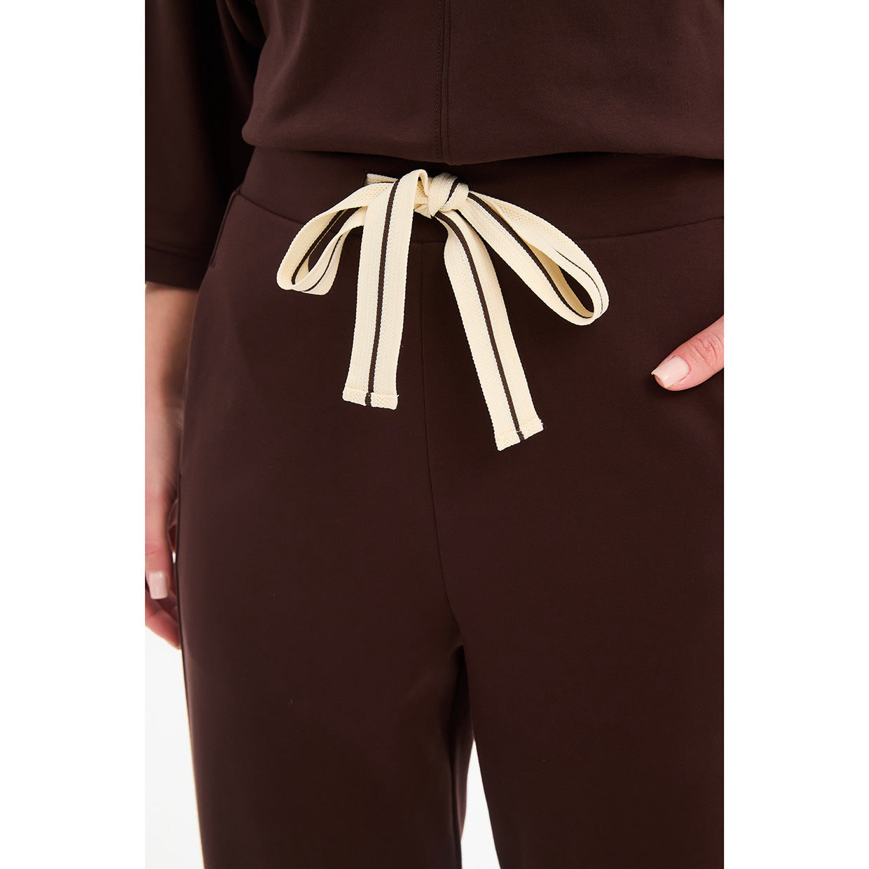 Barrel Leg Lounge Pant Chocolate