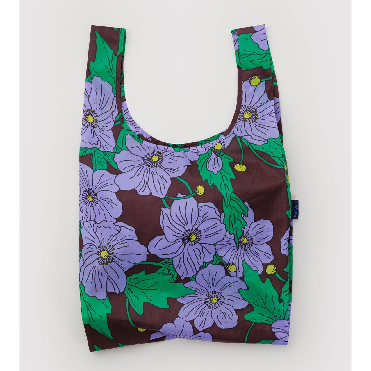 Reuseable Baggu Bag Maroon Poppy