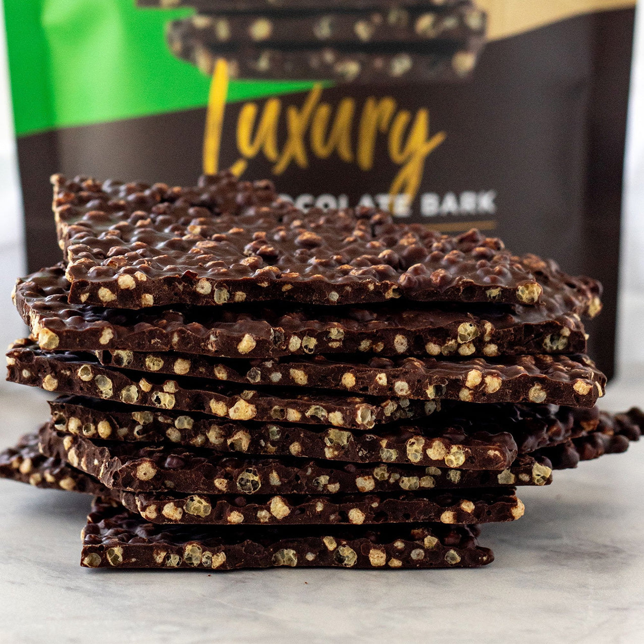 Remarkable Chocolate Bark Crispy Mint 125g