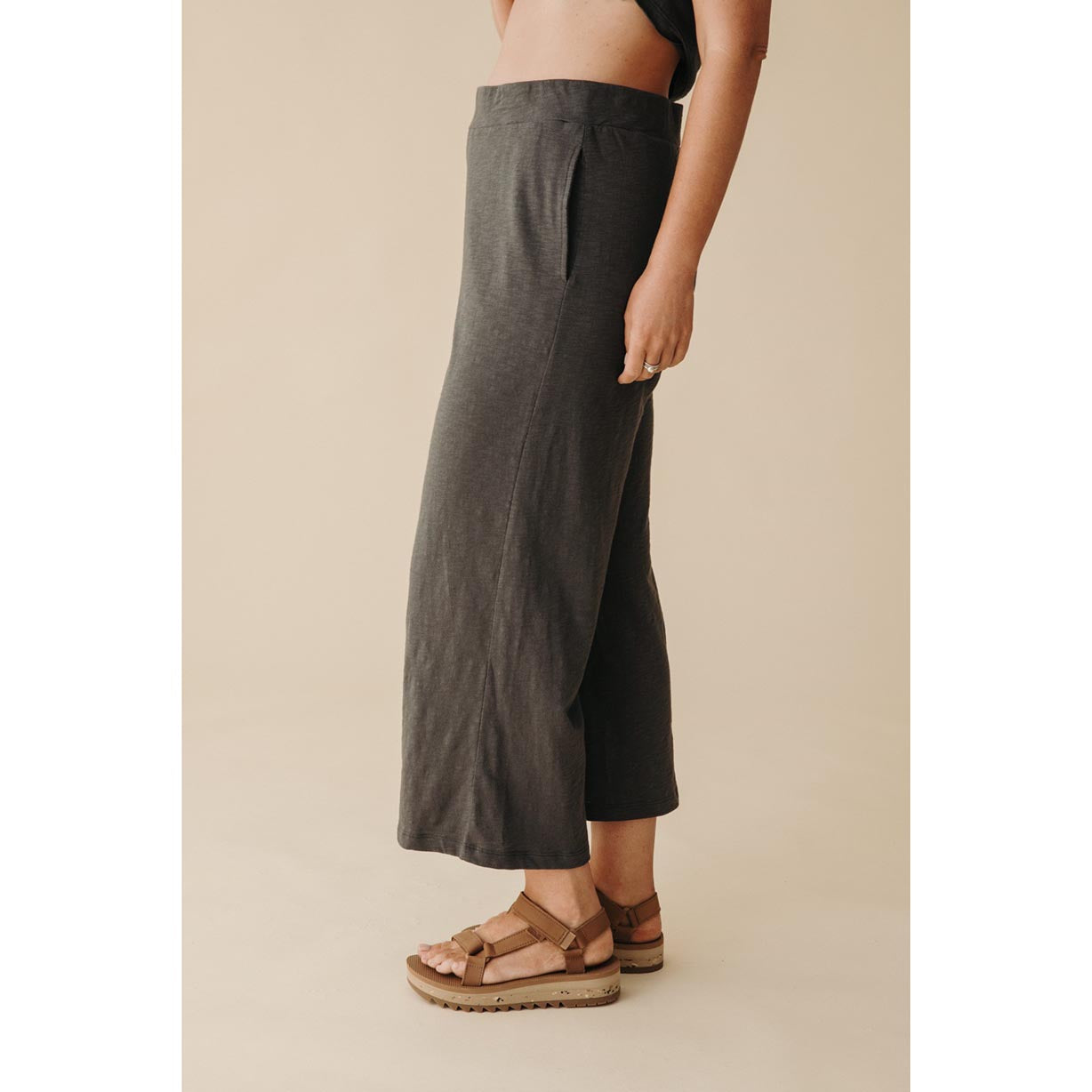 Seascape Organic Cotton Flow Pant Black Sand