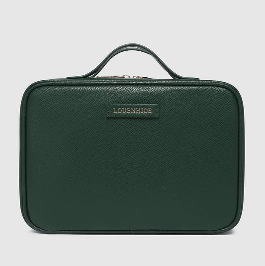 Georgie Cosmetic Case Forest Green