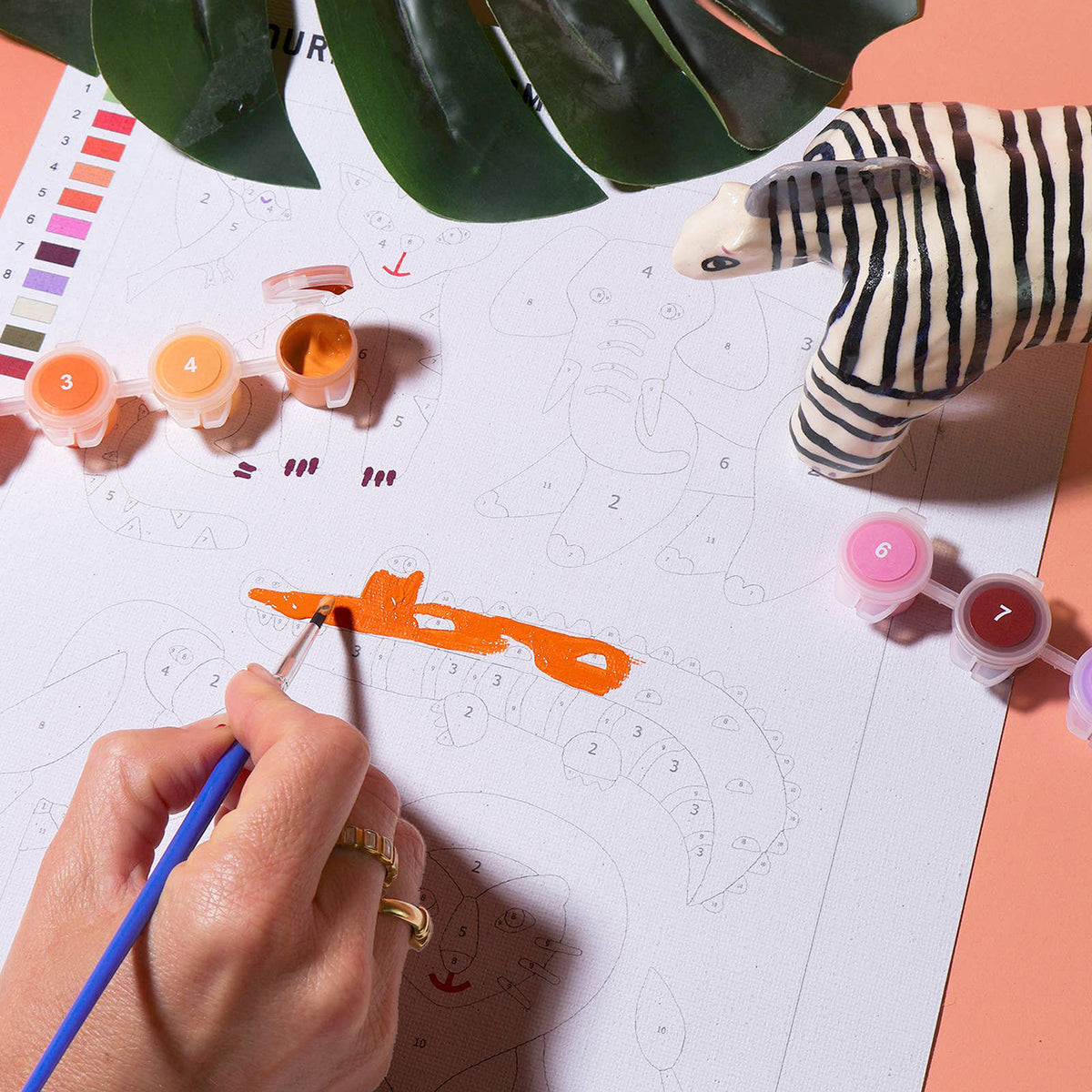 Paint by Numbers Little Safari