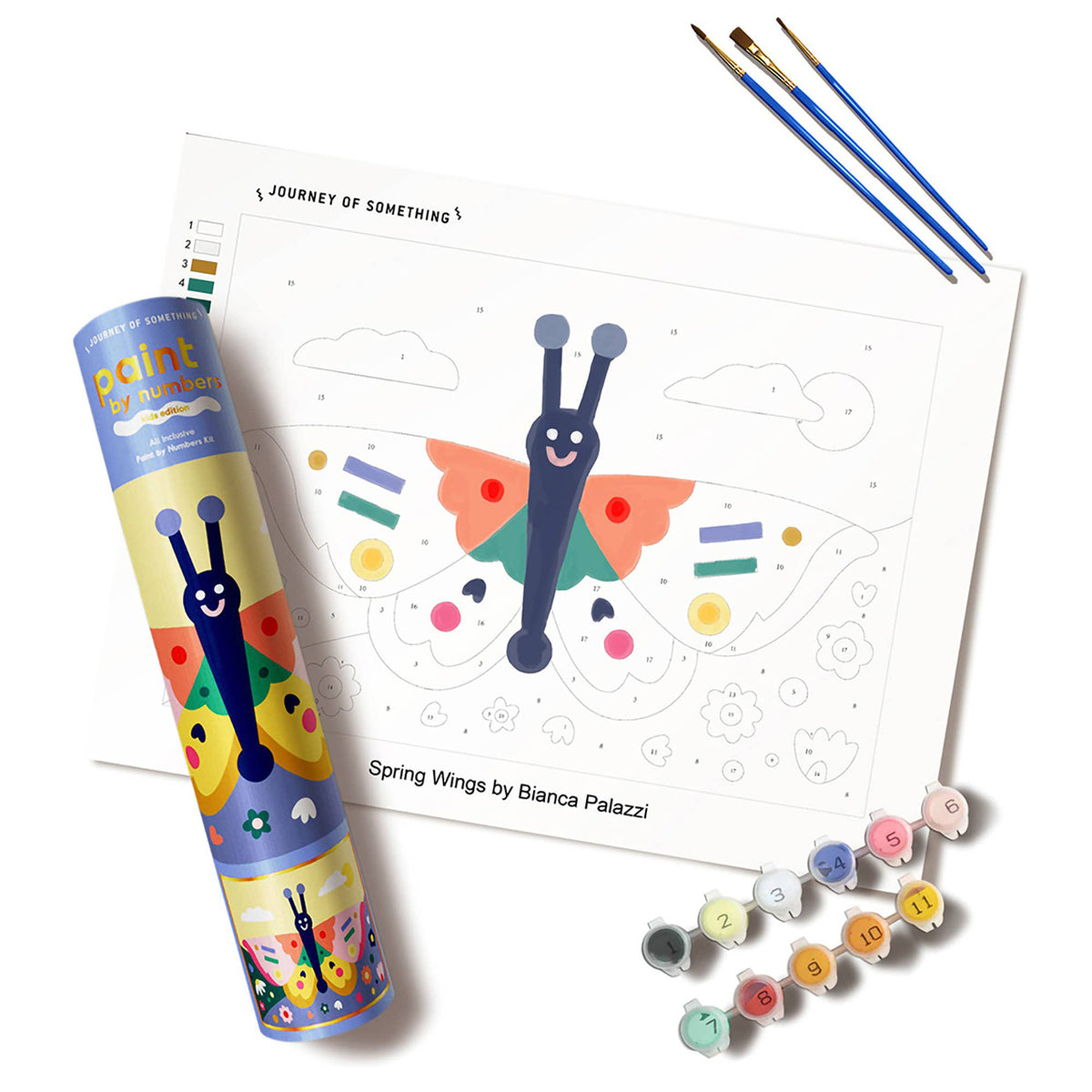Paint by Numbers Spring Wings