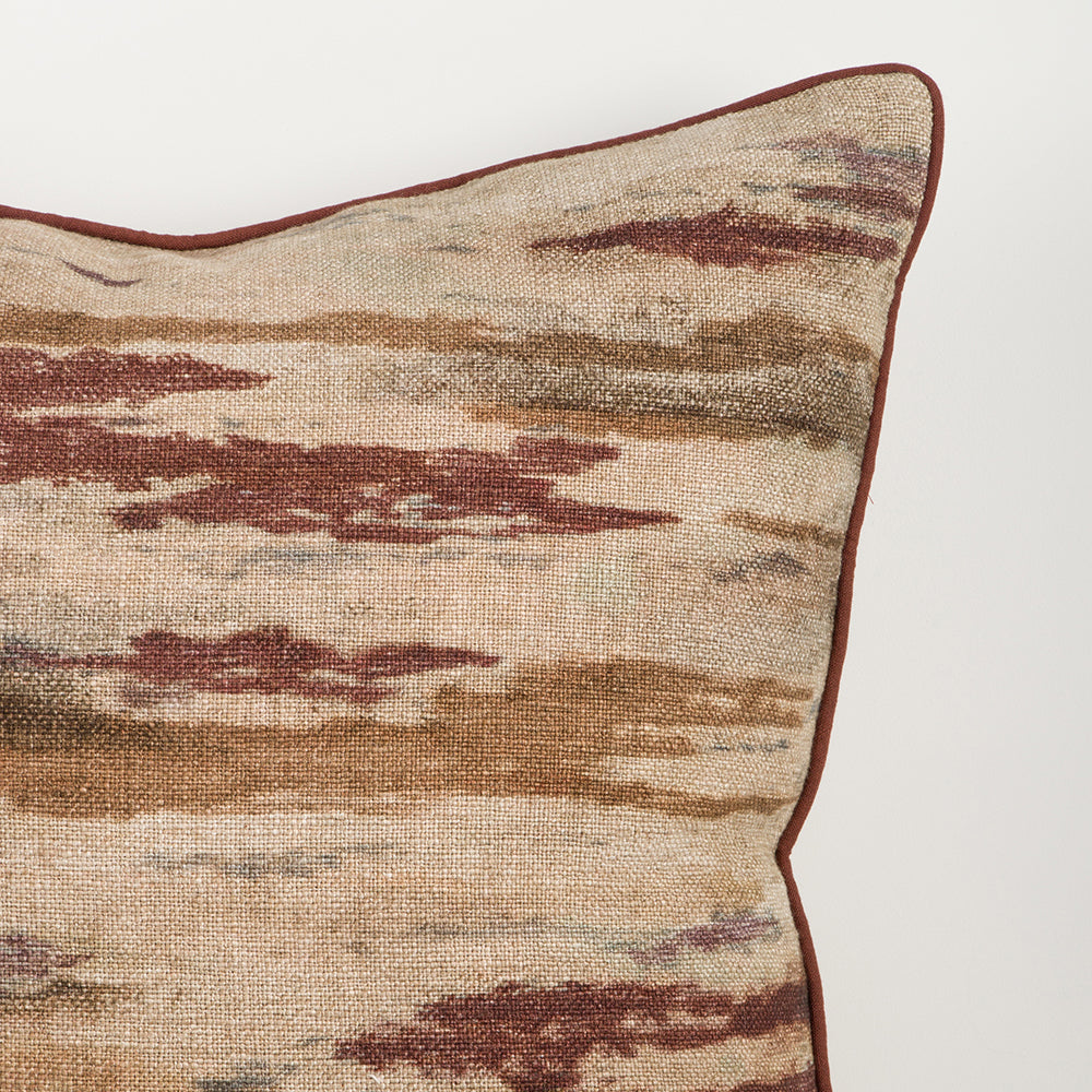 Nerida Aubergine Cushion w Feather Inner 55x55