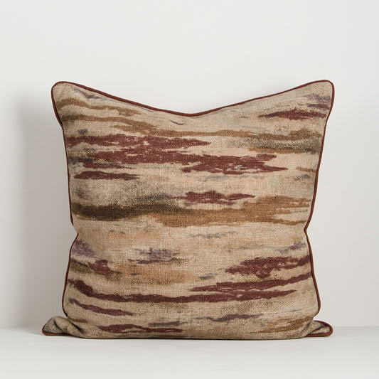 Nerida Aubergine Cushion w Feather Inner 55x55