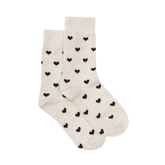 Oat Heart Sock