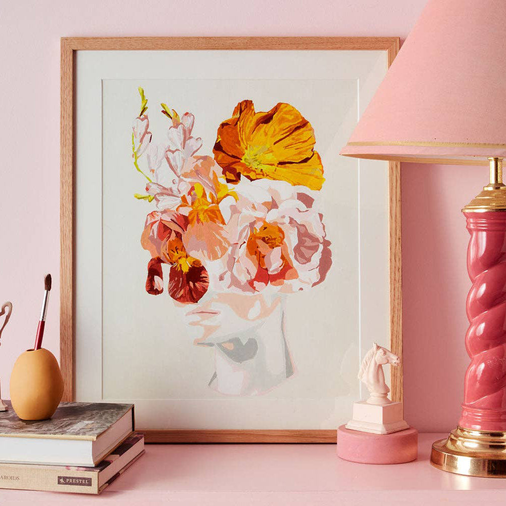 Paint by Numbers Pink Haze