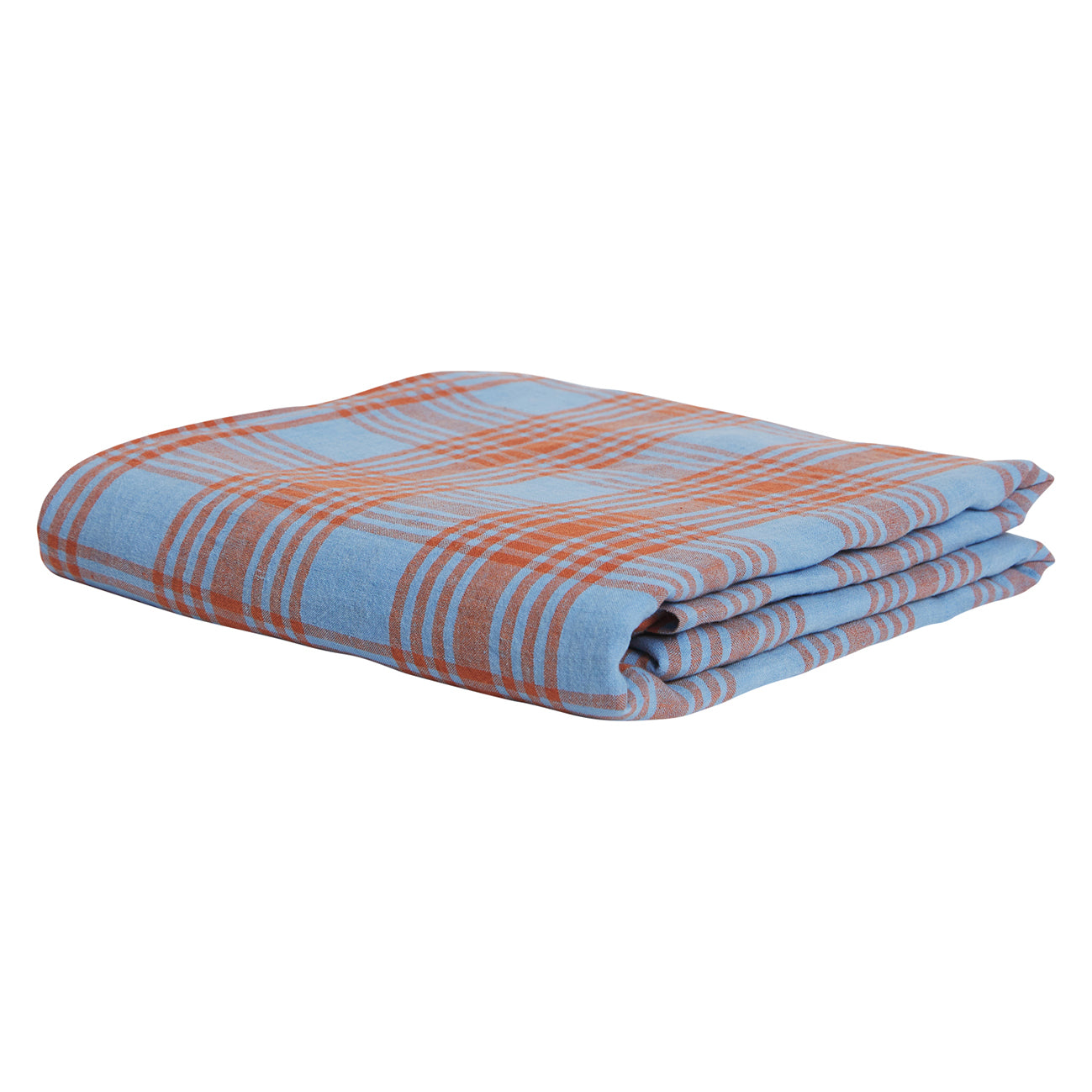 Pello Linen Flat Sheet Blue Jay KS