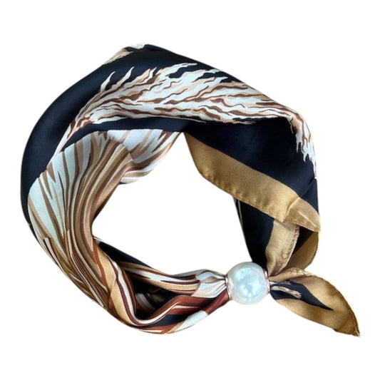 Pearl Fasten Neck Tie Palm Ember