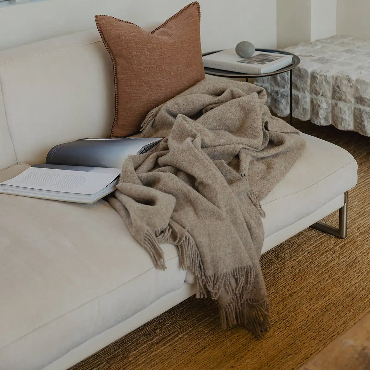 Nevis Throw Oak