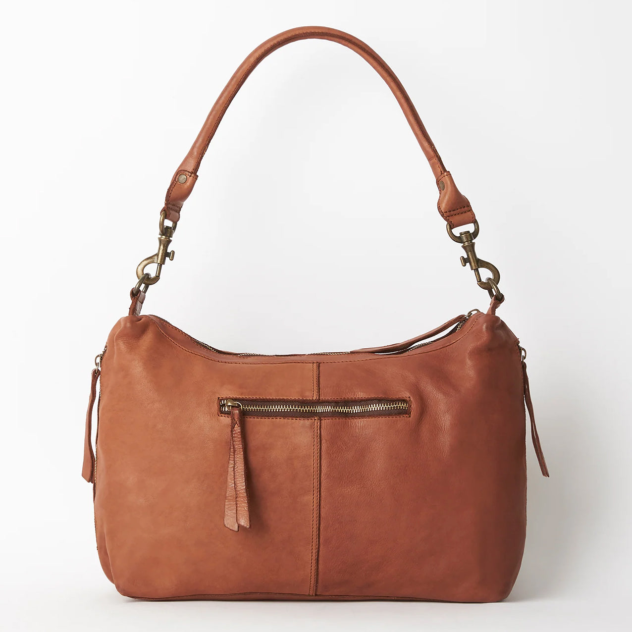 Small Slouchy Bag Cognac