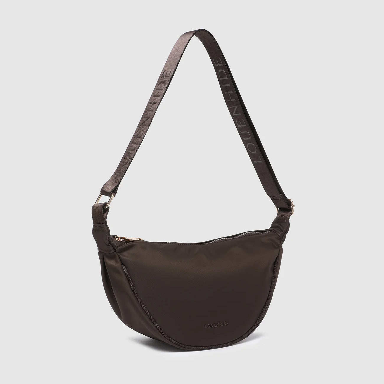 Sylvia Nylon Crossbody Bag Chocolate