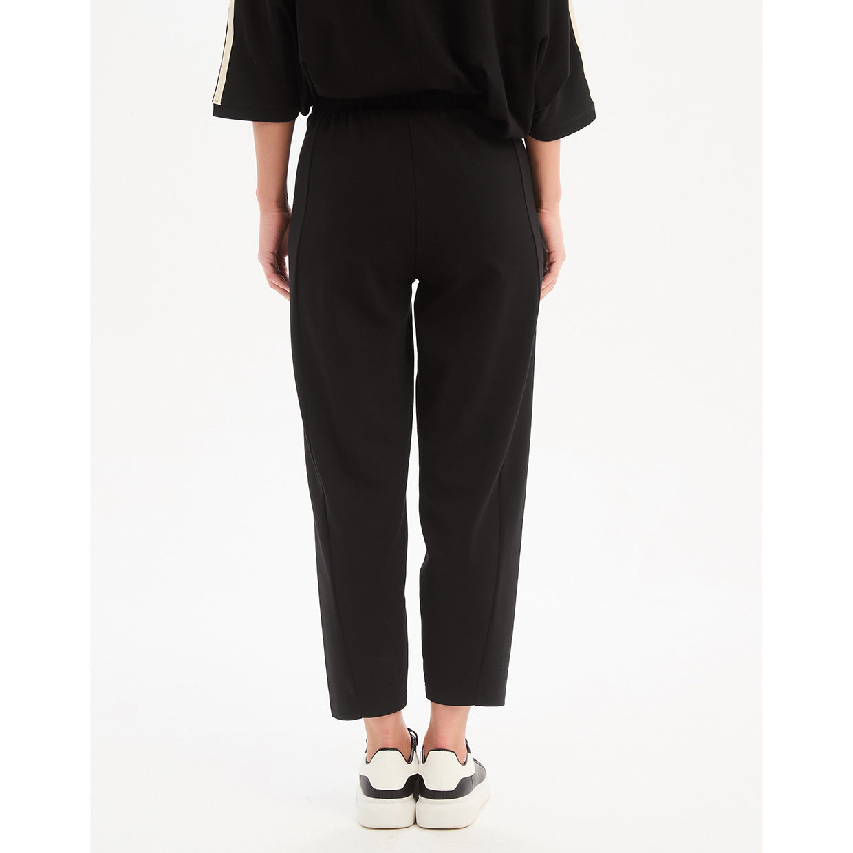 Barrel Leg Lounge Pant Black