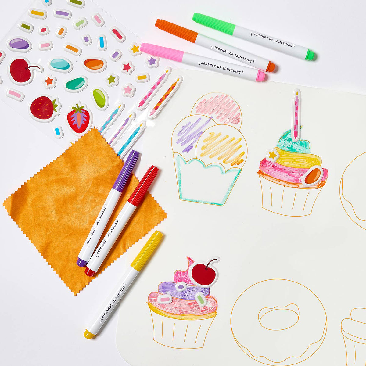Wipeable Silicone Colouring Mat Sweet As