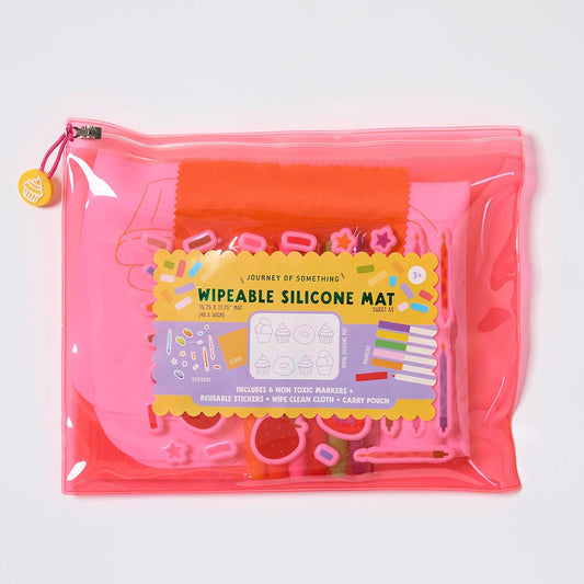 Wipeable Silicone Colouring Mat Sweet As