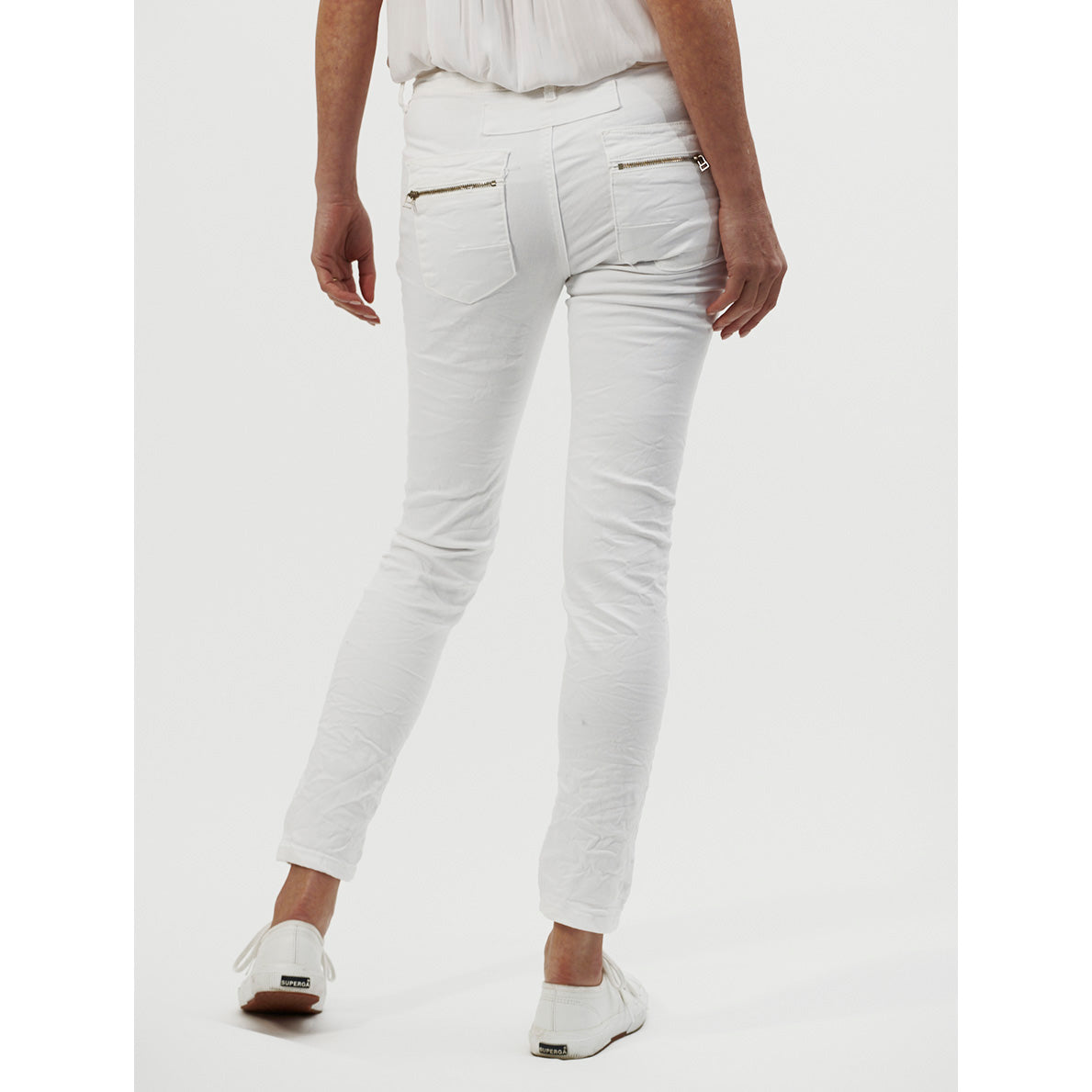 IS - Classic Button Fly Jean White