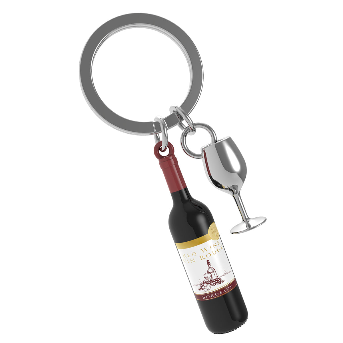 Keyring - Wine Bottle