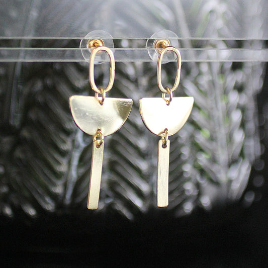 Gold Drop Earrings #1