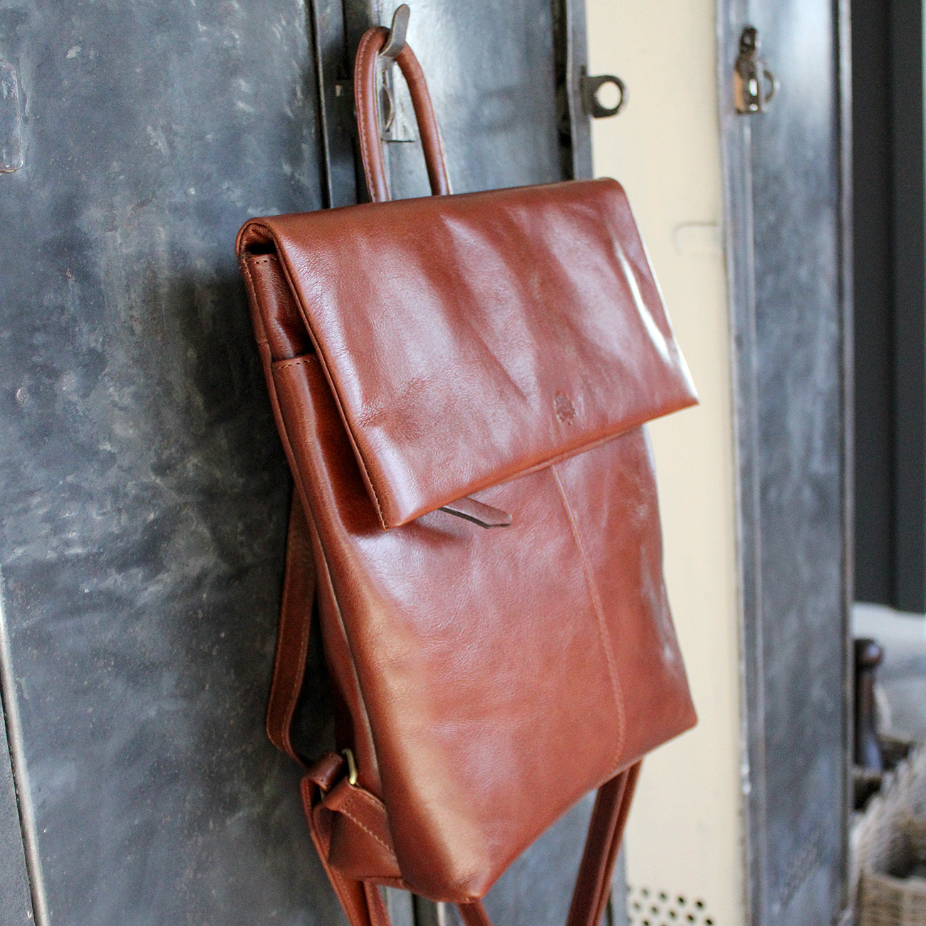 Zip Flap Backpack