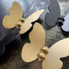 Arthaus These butterfly wall hooks are the perfect addition to any decor. Great for hanging towels, bags, coats etc. Or just use them as wall decor.  Details: Size: W10 x H9 x D4cm Material: Copper Colours: Brushed Gold or Black Screws and screw covers provided