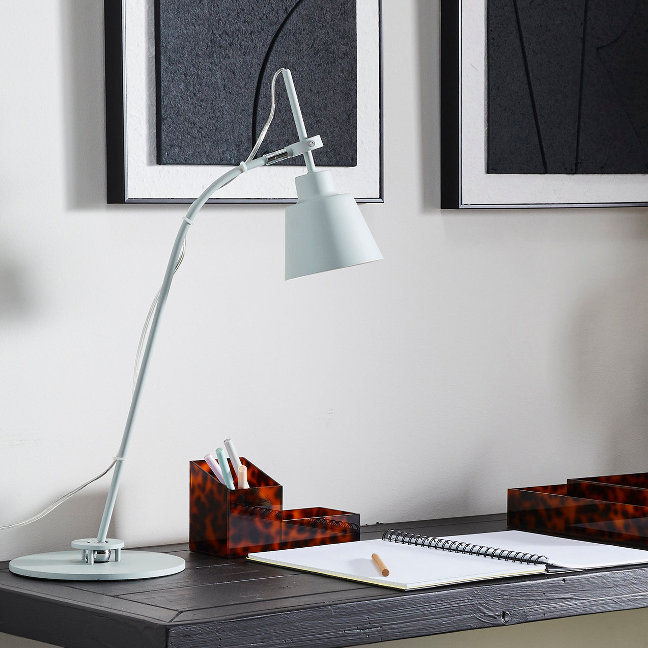 Lewis Desk Lamp Blue