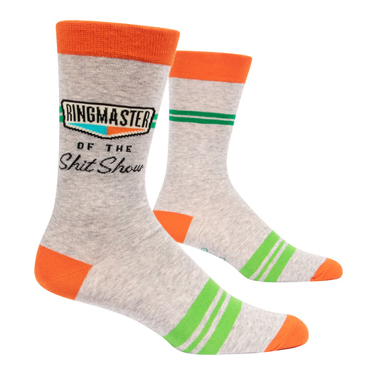 Ringmaster Of The Shit Show Mens Socks