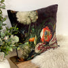 This bold Exotic Floral print cushion will add old-world charm and texture a space, and is the perfect over-sized accessory to brighten up any room, looking gorgeous placed on the bed or sitting in your living room.  • 100% Cotton Velvet cover • 100% White Duck Feather (1400g) • Gold metal zip closure • 60cm x 60cm • Dry Clean only