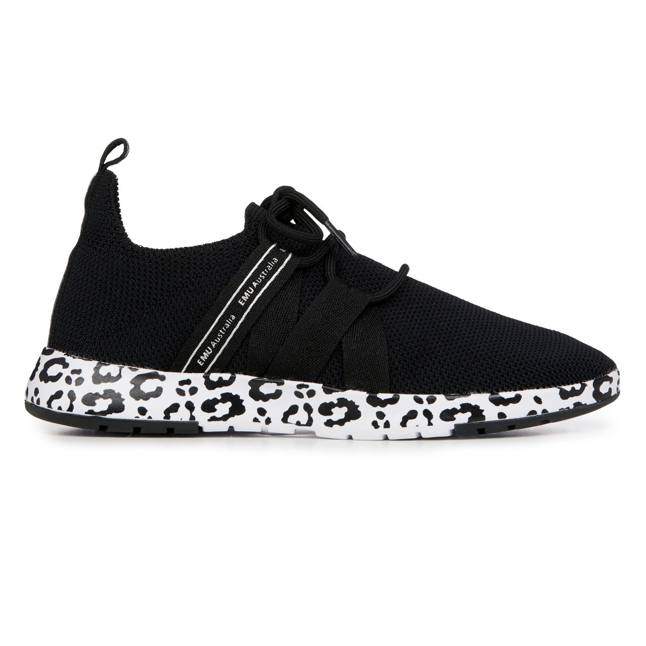 Leura Wool Sneaker Black Leopard