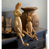 Arthaus How cute are these two! Rustic carved wooden rabbits, available in two sizes.