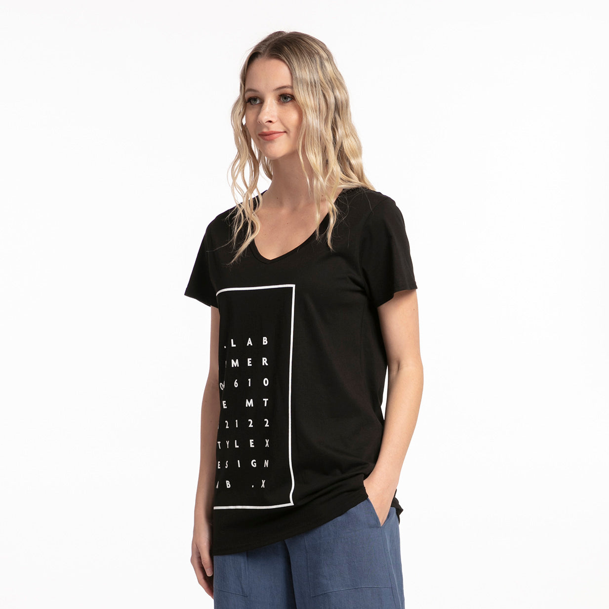 XLAB - Design Your Life V Neck Tee