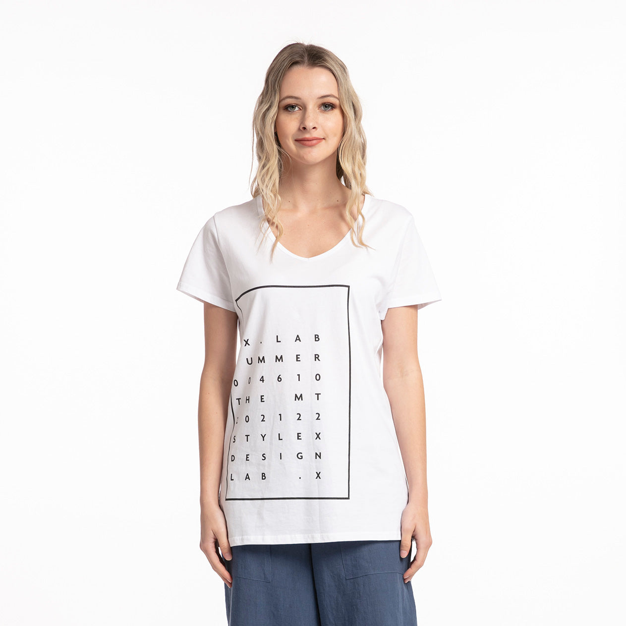 XLAB - Design Your Life V Neck Tee